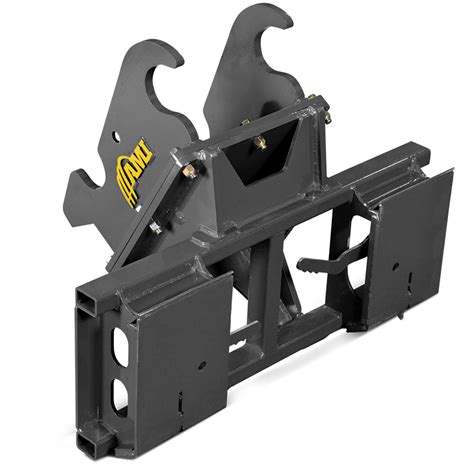 mini excavator to skid steer adapter|caterpillar skid steer adapters.